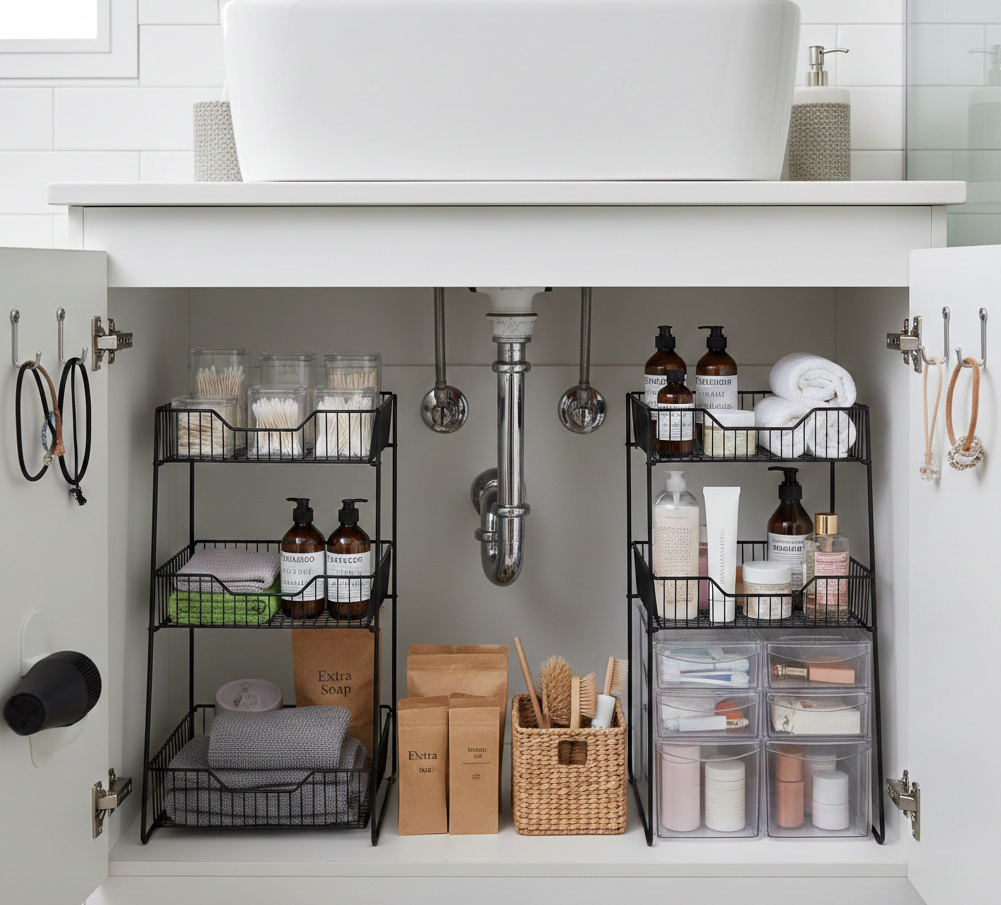 bathroom under sink storage main image