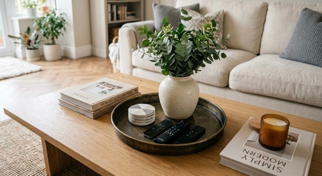 coffee table styling feature image