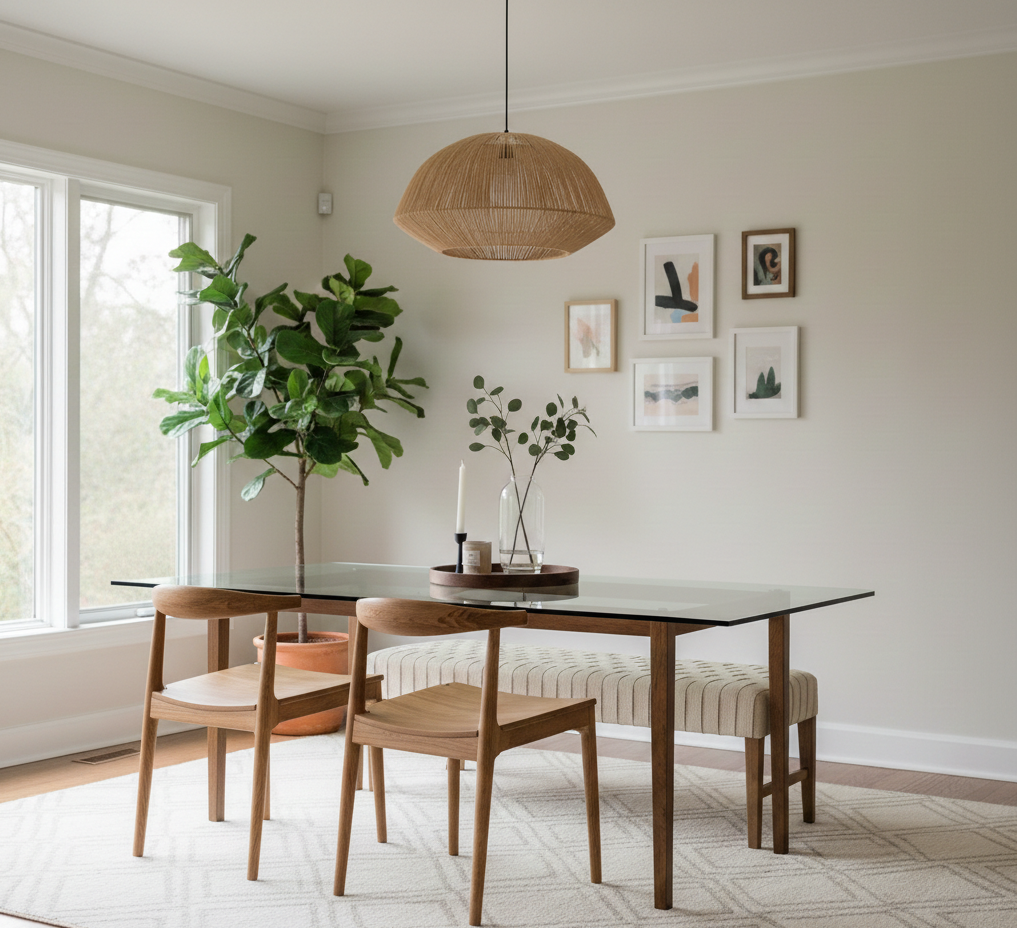 modern dining room image