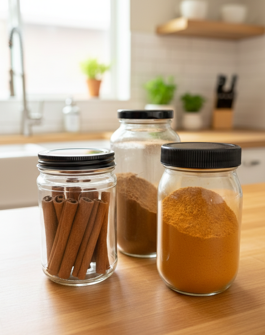 zero cost kitchen upcycling pantry staples