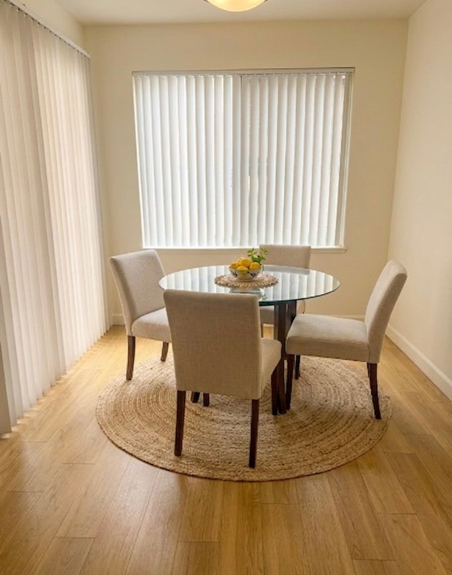 dining table with chairs