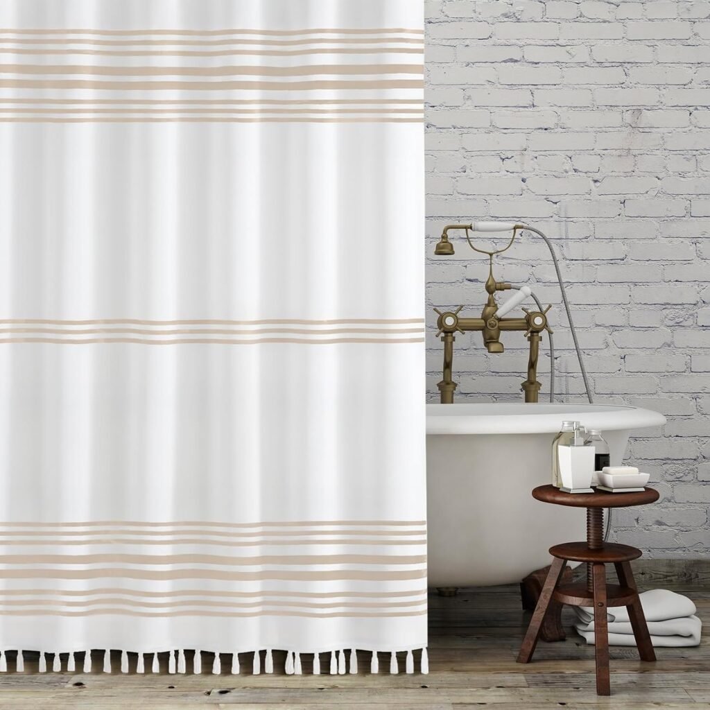 4 Boho Bathroom Decor Finds Everyone Needs shower curtain