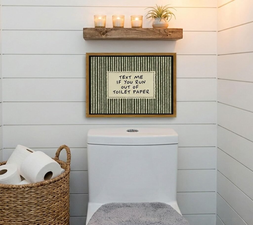 4 Boho Bathroom Decor Finds Everyone Needs wall art
