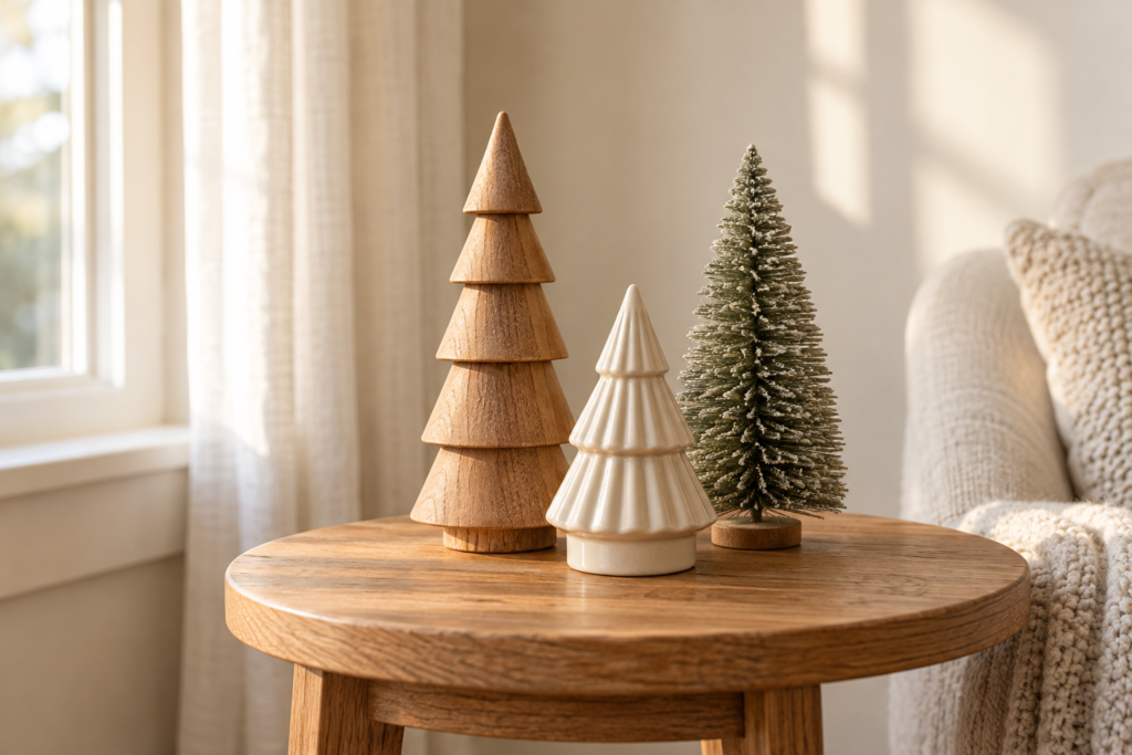 a trio of textured christmas trees 10